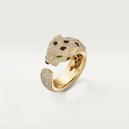 [Renovia Jewelry]PANTHERE SPOTTED FULL DIAMOND MEDIUM RING