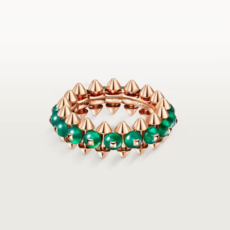 [Renovia Jewelry]CLASH 7.9MM AGATE CHALCEDONY RING
