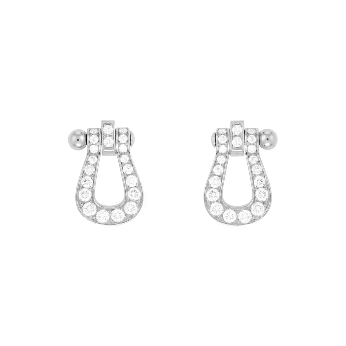 [Renovia Jewelry]FORCE 10 FULL DIAMOND STUD EARRINGS MINI MODEL