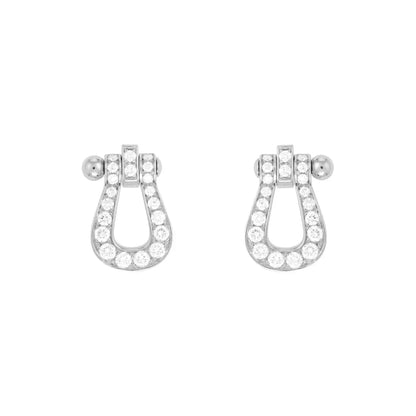 [Renovia Jewelry]FORCE 10 FULL DIAMOND STUD EARRINGS MINI MODEL