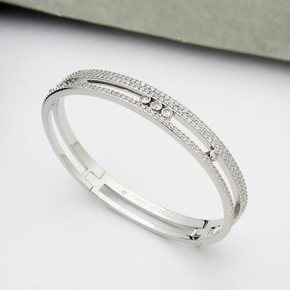 [Renovia Jewelry]Move Romane pavé bangle