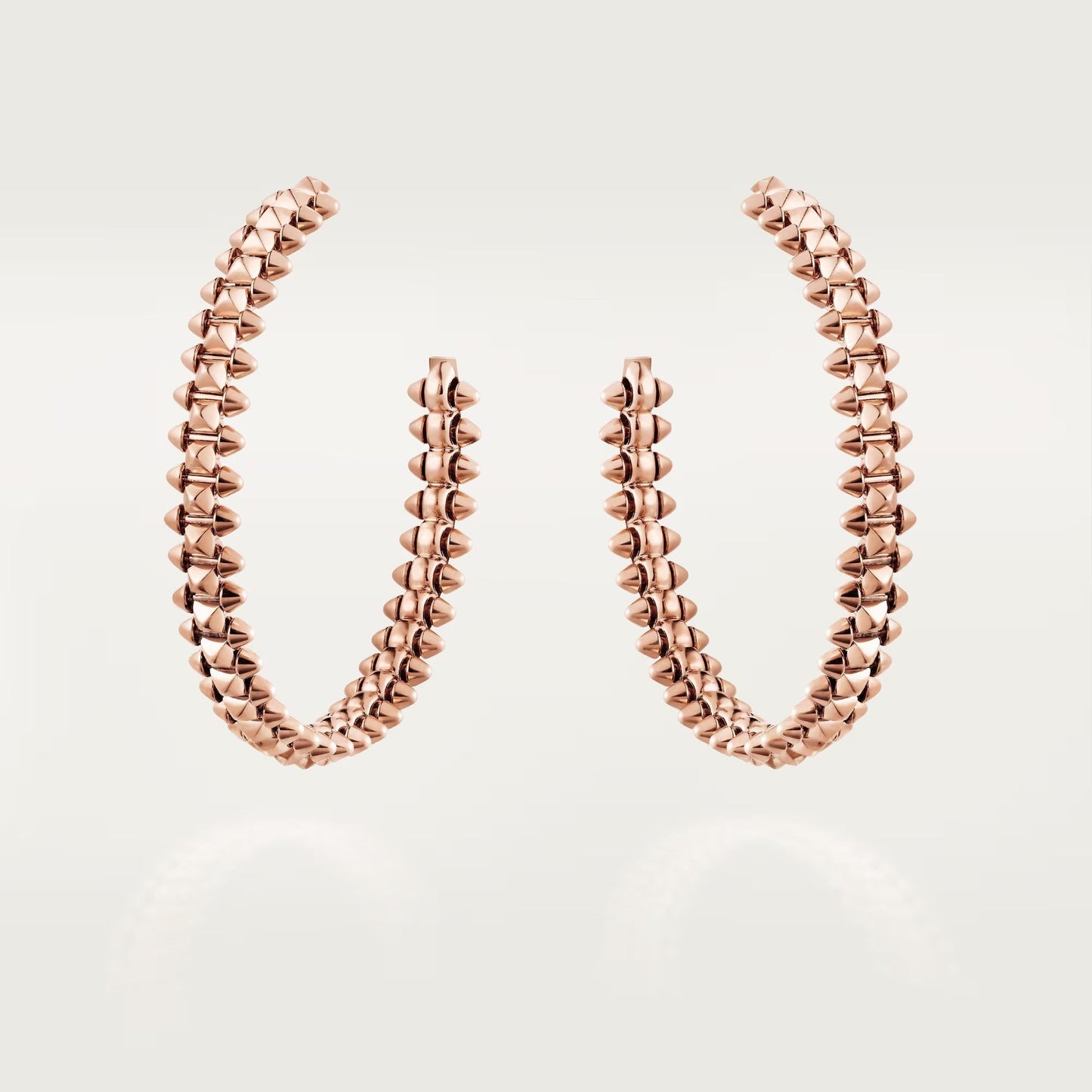 [Renovia Jewelry]CLASH HOOP LARGE EARRINGS
