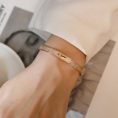 [Renovia Jewelry]KELLY BRACELET DIAMOND PAVED
