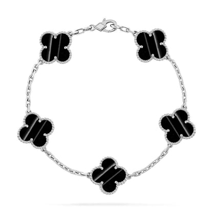 [Renovia Jewelry] CLOVER 5 MOTIF PULSAR STONE BRACELET COLLECTION