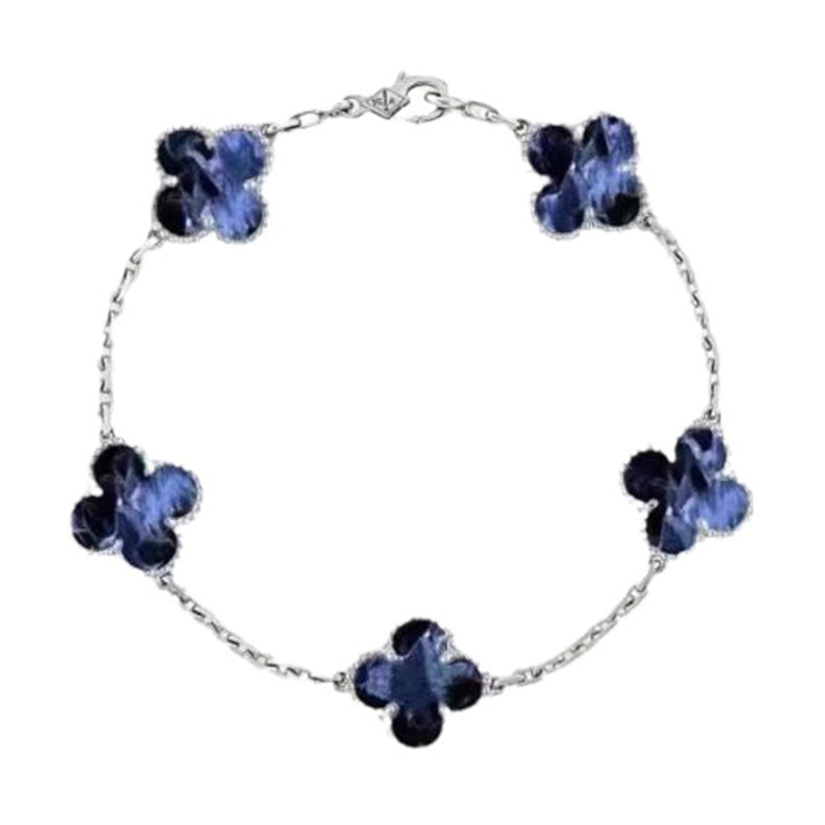 [Renovia Jewelry]CLOVER 5 MOTIF PIETERSITE BRACELET COLLECTION