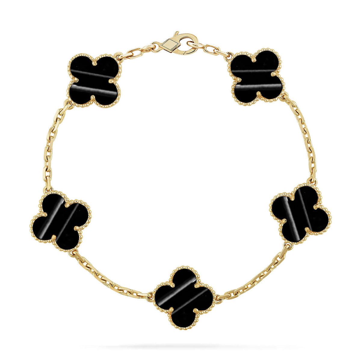 [Renovia Jewelry] CLOVER 5 MOTIF PULSAR STONE BRACELET COLLECTION