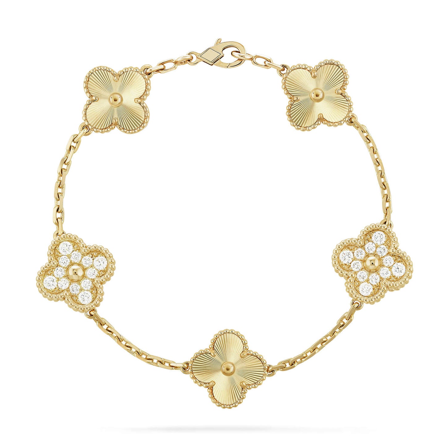 [Renovia Jewelry] CLOVER 5 MOTIF LASER BRACELET COLLECTION