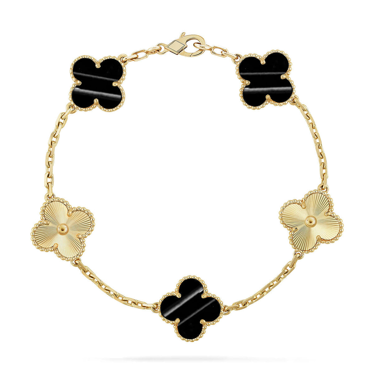 [Renovia Jewelry] CLOVER 5 MOTIF PULSAR STONE BRACELET COLLECTION