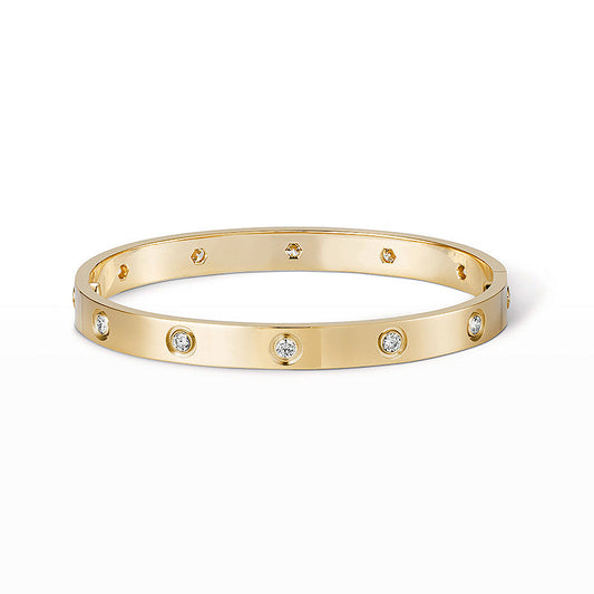 [Renovia Jewelry]LOVE BRACELET 6.1MM 10 DIAMONDS