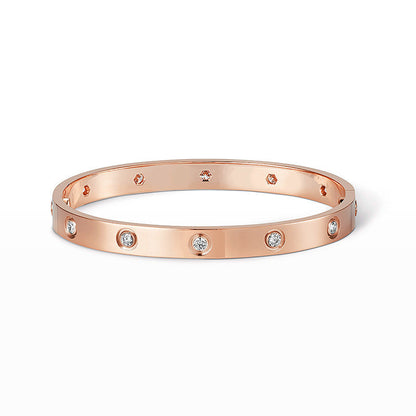 [Renovia Jewelry]LOVE BRACELET 6.1MM 10 DIAMONDS