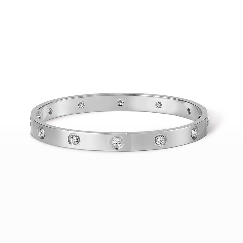 [Renovia Jewelry]LOVE BRACELET 6.1MM 10 DIAMONDS