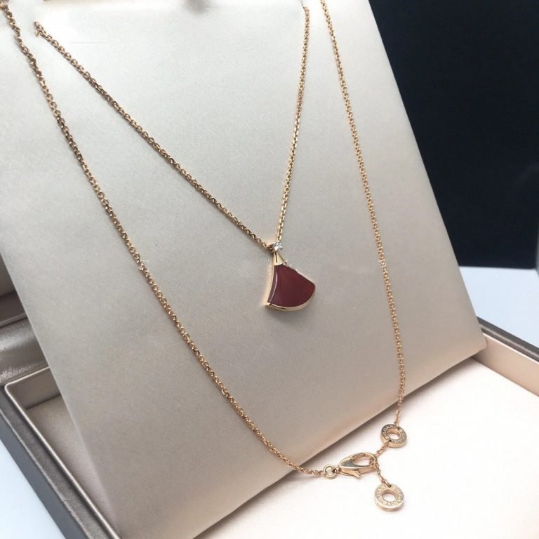 [Renovia Jewelry]DREAM NECKLACE CARNELIAN 1 DIAMOND
