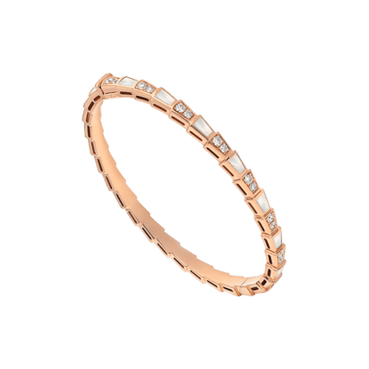[Renovia Jewelry]SERPENTI BRACELET PINK GOLD MOP DIAMOND