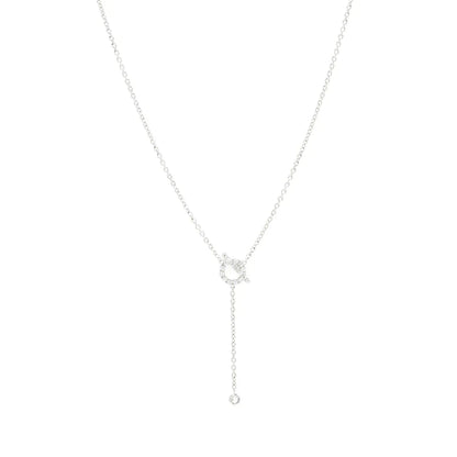 [Renovia Jewelry]FINESSE SILVER DIAMOND NECKLACE
