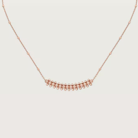 [Renovia Jewelry]CLASH  SMALL FULL DIAMOND NECKLACE