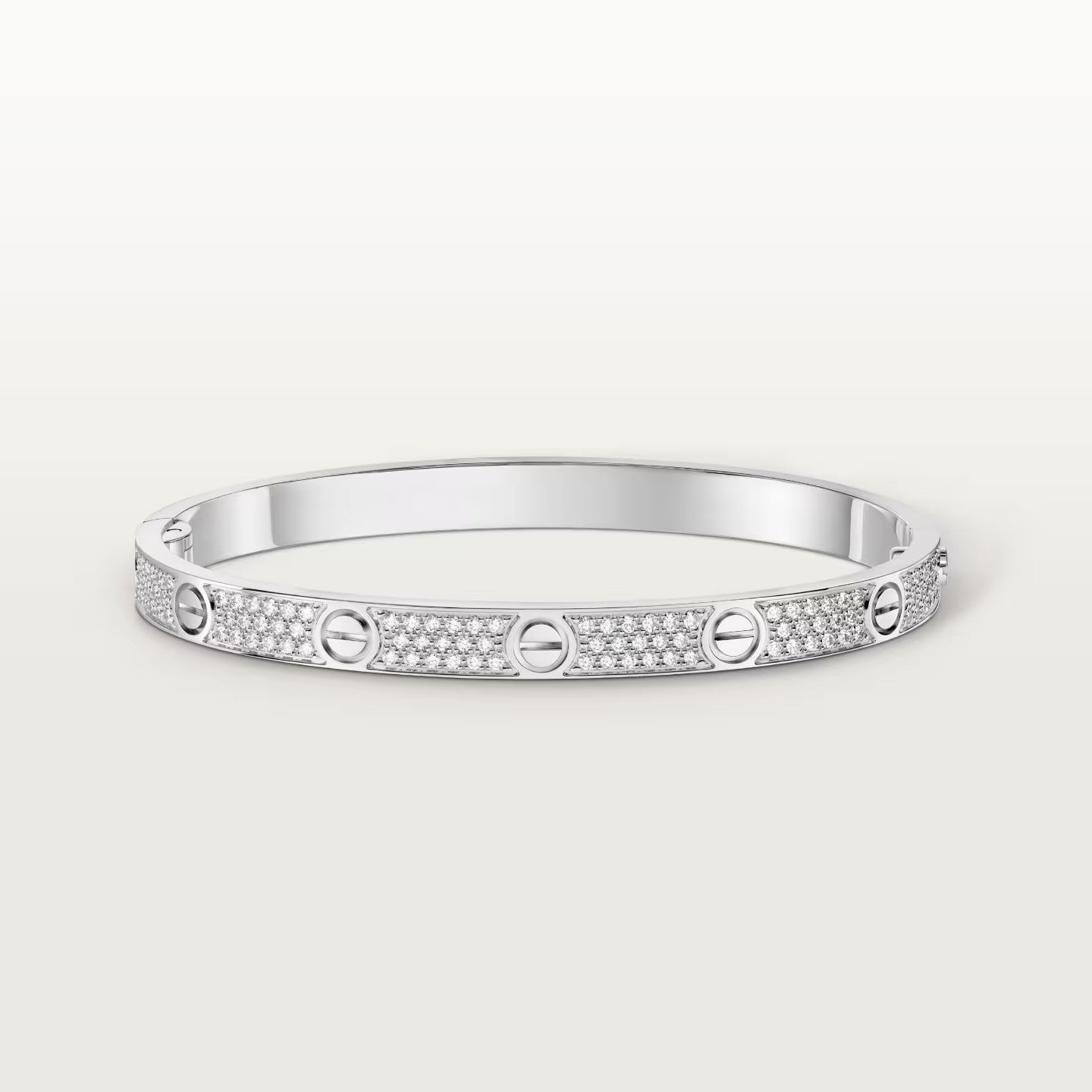 [Renovia Jewelry]LOVE BRACELET 4.8MM DIAMOND-PAVED