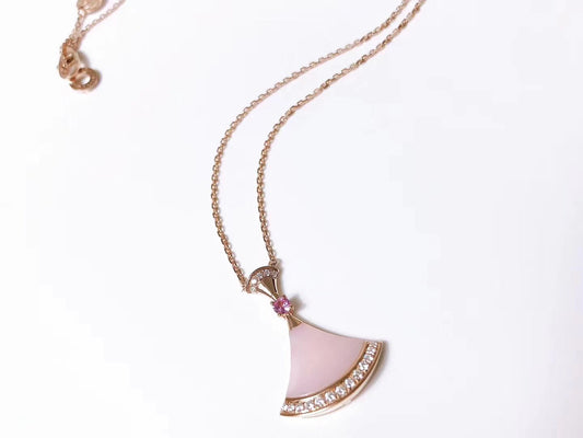 [Renovia Jewelry]DREAM NECKLACE PINK MOP DIAMOND