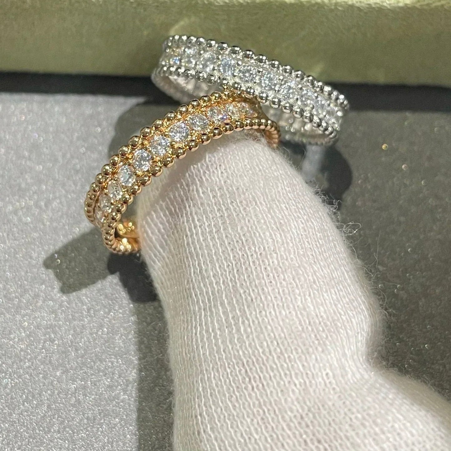 [Renovia Jewelry]PERLEE DIAMOND ROSE GOLD RING