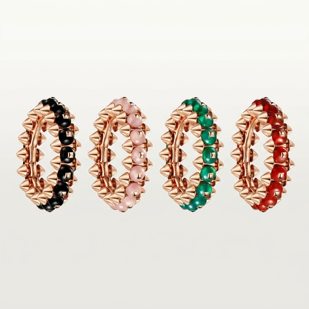 [Renovia Jewelry]CLASH 7.9MM AGATE CHALCEDONY RING