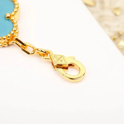 [Renovia Jewelry] CLOVER 5 MOTIF TURQUOISE BRACELET COLLECTION