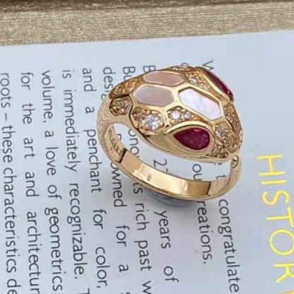 [Renovia Jewelry]BRAND NEW ASSORTED SNAKE HEAD MOTHER OF PEARL RINGS