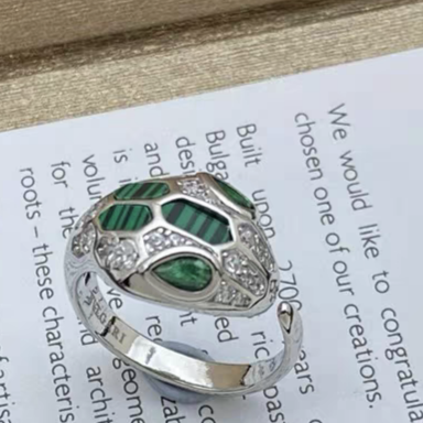 [Renovia Jewelry]BRAND NEW ASSORTED SNAKE HEAD MALACHITE RINGS
