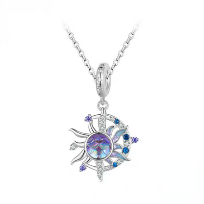 Magic Sun and Moon Pendant Necklace