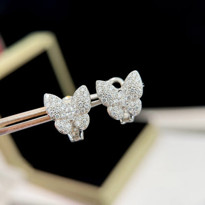[Renovia Jewelry]BUTTERFLY ALL DIAMOND EARRINGS