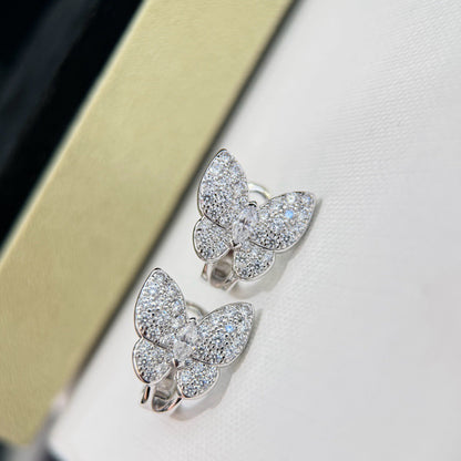 [Renovia Jewelry]BUTTERFLY ALL DIAMOND EARRINGS