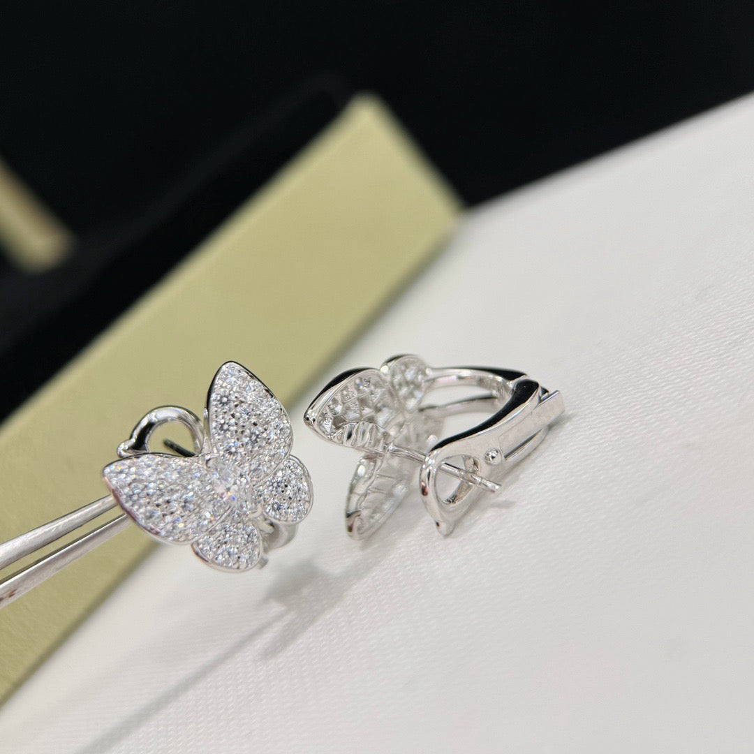 [Renovia Jewelry]BUTTERFLY ALL DIAMOND EARRINGS
