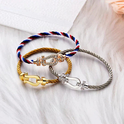 [Renovia Jewelry]FORCE LARGE HORSESHOE NO DIAMOND BRACELET GOLD