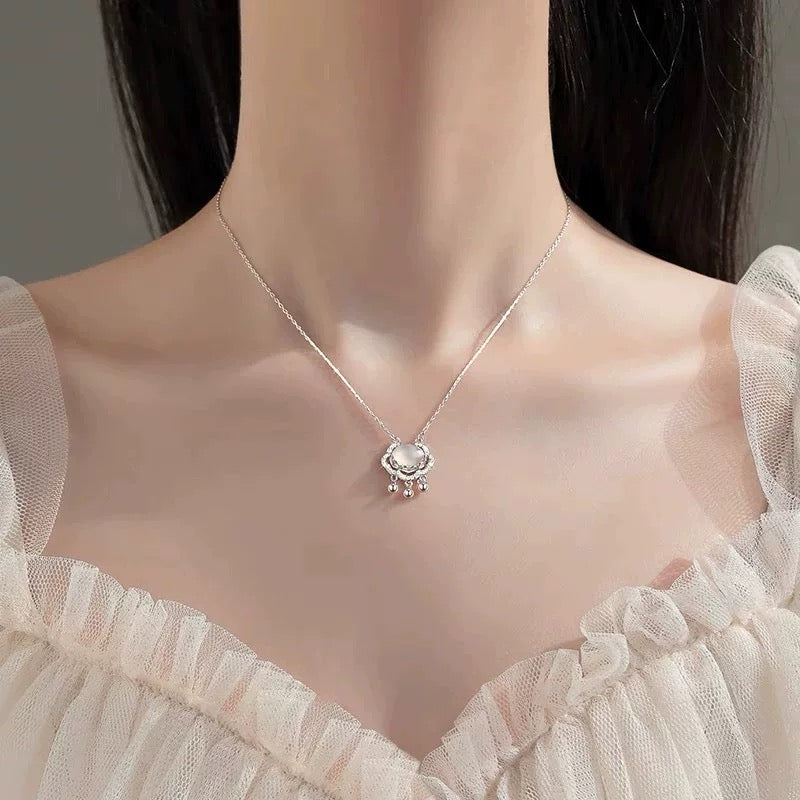 925 Silver Safety Buckle Necklace