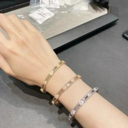 [Renovia Jewelry]CLOVER BRACELET 4MM DIAMONDS