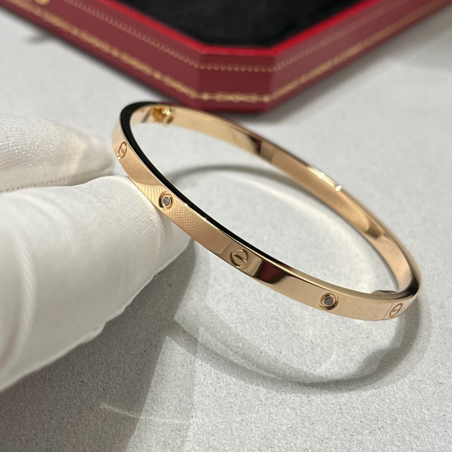 [Renovia Jewelry]LOVE BRACELET 3.65MM 6 DIAMONDS