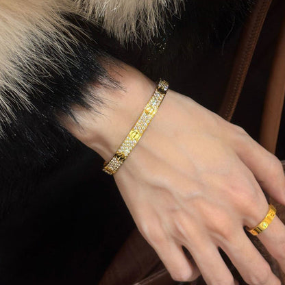 [Renovia Jewelry]LOVE BRACELET 6.1MM DIAMOND-PAVED
