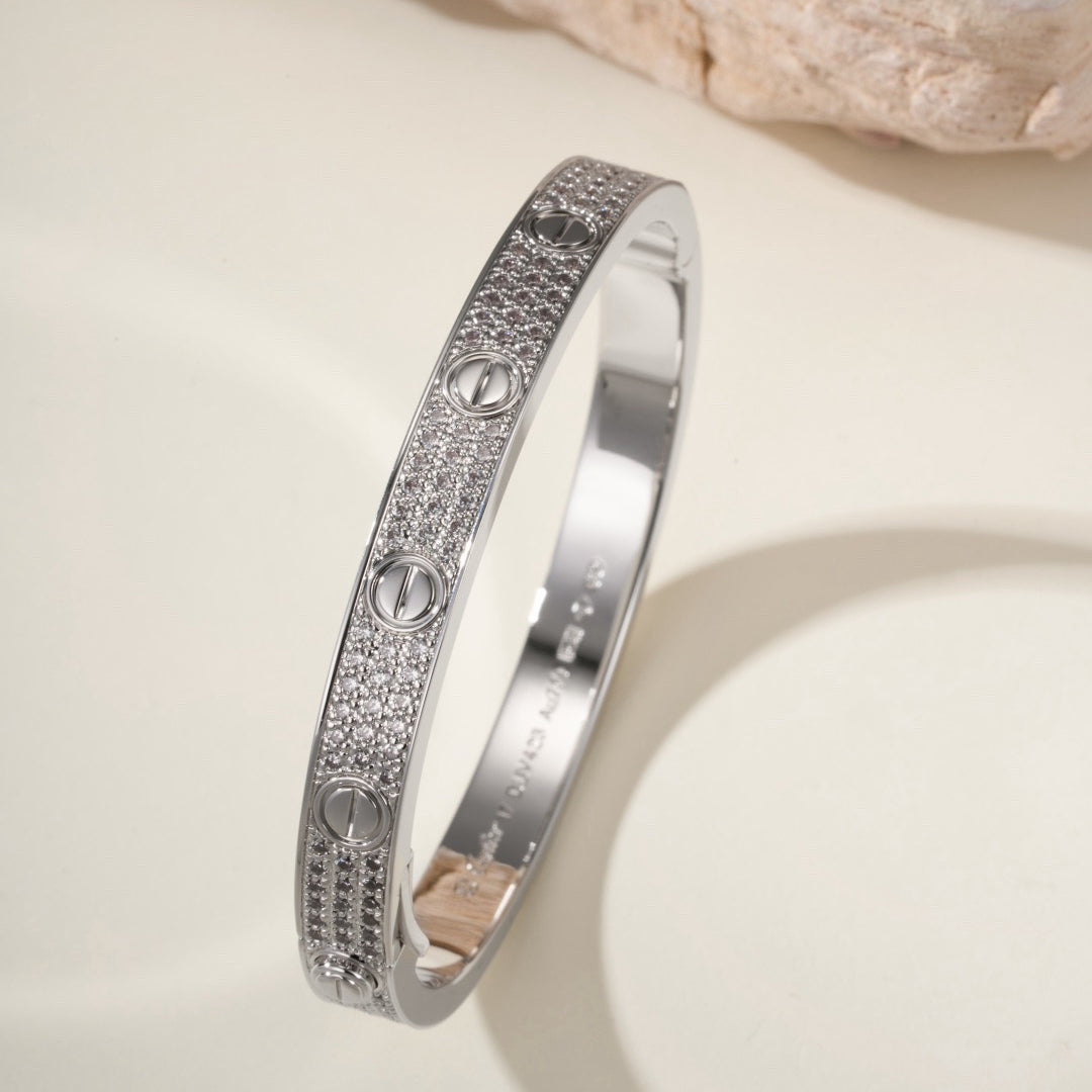 [Renovia Jewelry]LOVE BRACELET 6.1MM DIAMOND-PAVED