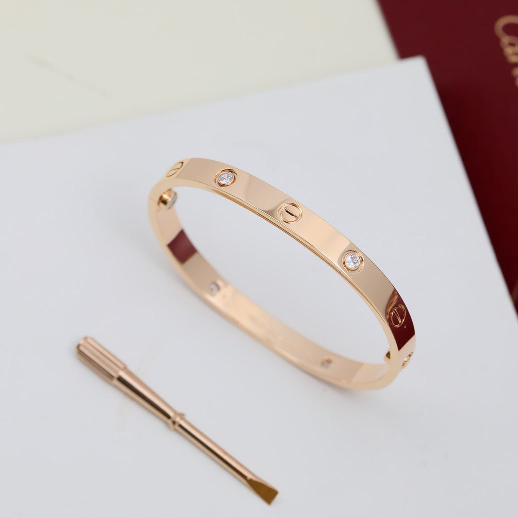 [Renovia Jewelry]LOVE BRACELET 6.1MM 4 DIAMONDS