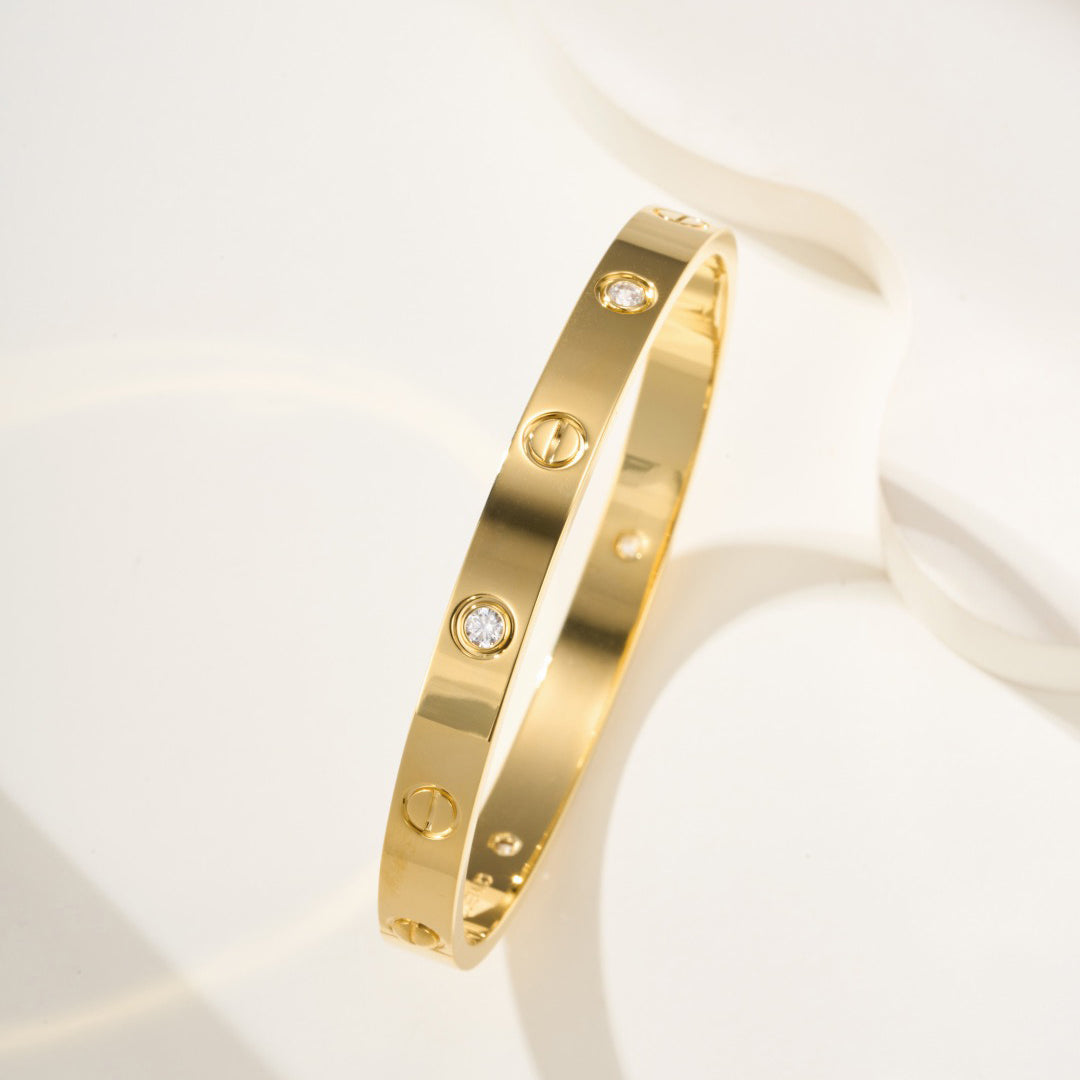 [Renovia Jewelry]LOVE BRACELET 6.1MM 4 DIAMONDS