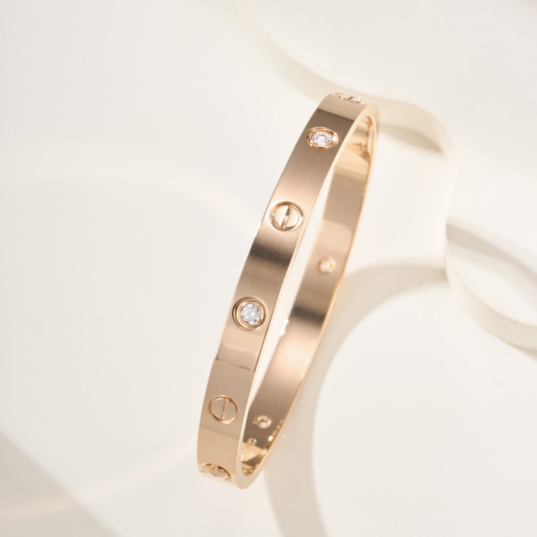 [Renovia Jewelry]LOVE BRACELET 6.1MM 4 DIAMONDS