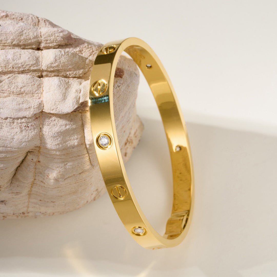 [Renovia Jewelry]LOVE BRACELET 6.1MM 4 DIAMONDS