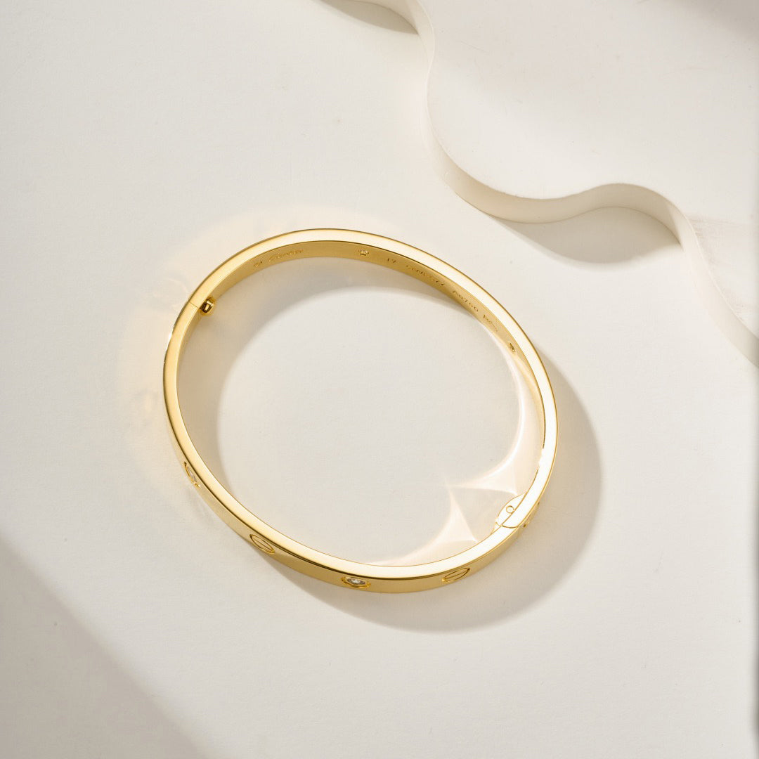 [Renovia Jewelry]LOVE BRACELET 6.1MM 4 DIAMONDS