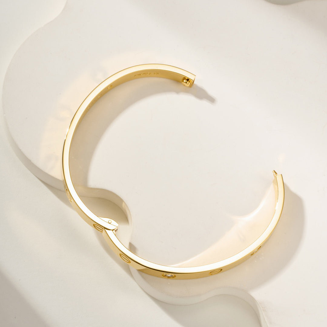 [Renovia Jewelry]LOVE BRACELET 6.1MM 4 DIAMONDS