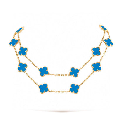 [Renovia Jewelry]CLOVER 20 MOTIFS TURQUOISE GOLD