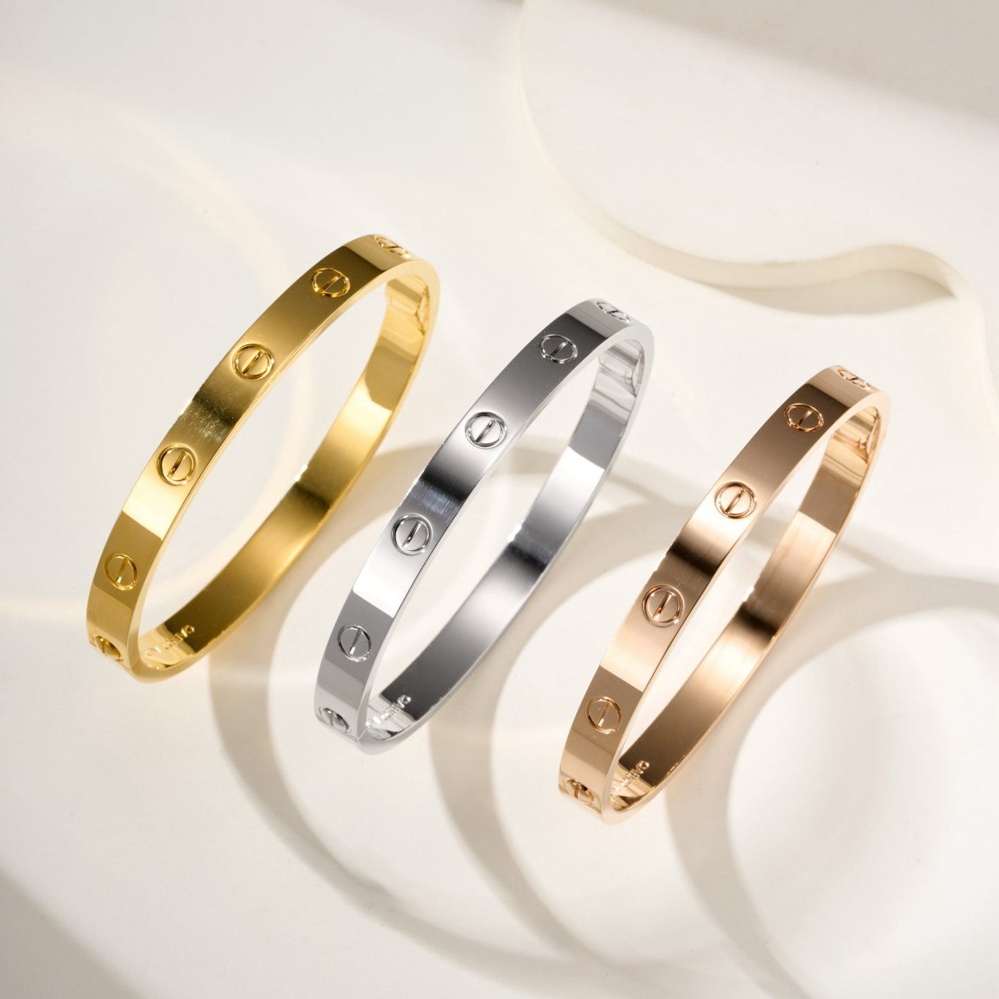 [Renovia Jewelry]LOVE BRACELET 6.1MM NO DIAMONDS