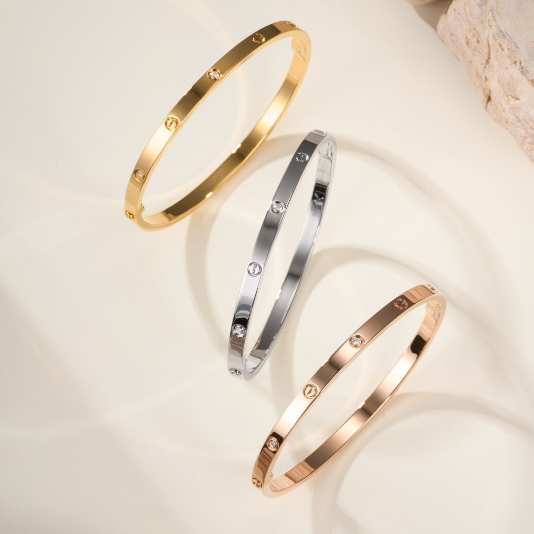 [Renovia Jewelry]LOVE BRACELET 3.65MM 6 DIAMONDS