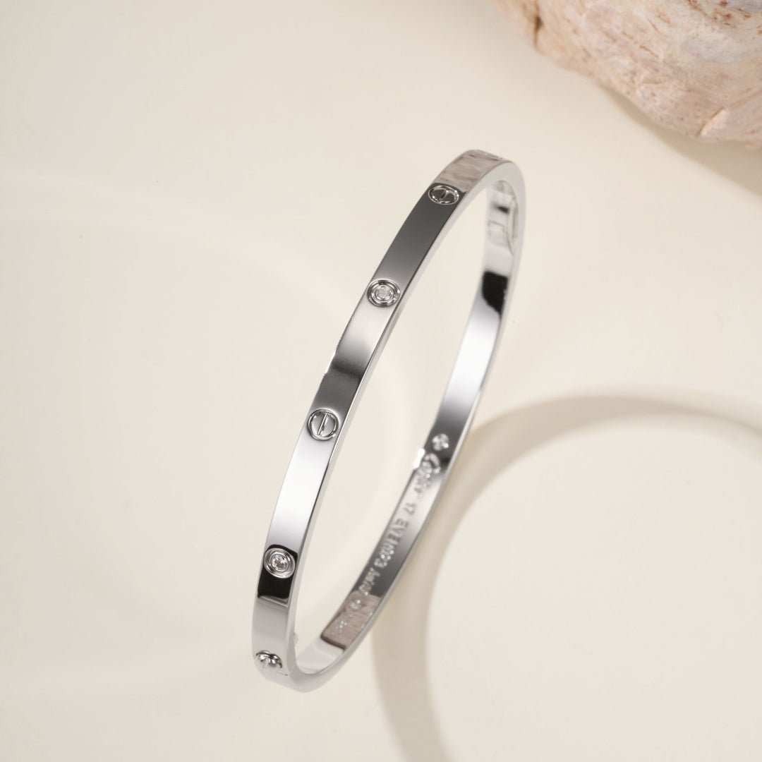 [Renovia Jewelry]LOVE BRACELET 3.65MM 6 DIAMONDS