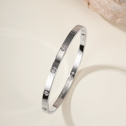 [Renovia Jewelry]LOVE BRACELET 3.65MM 6 DIAMONDS