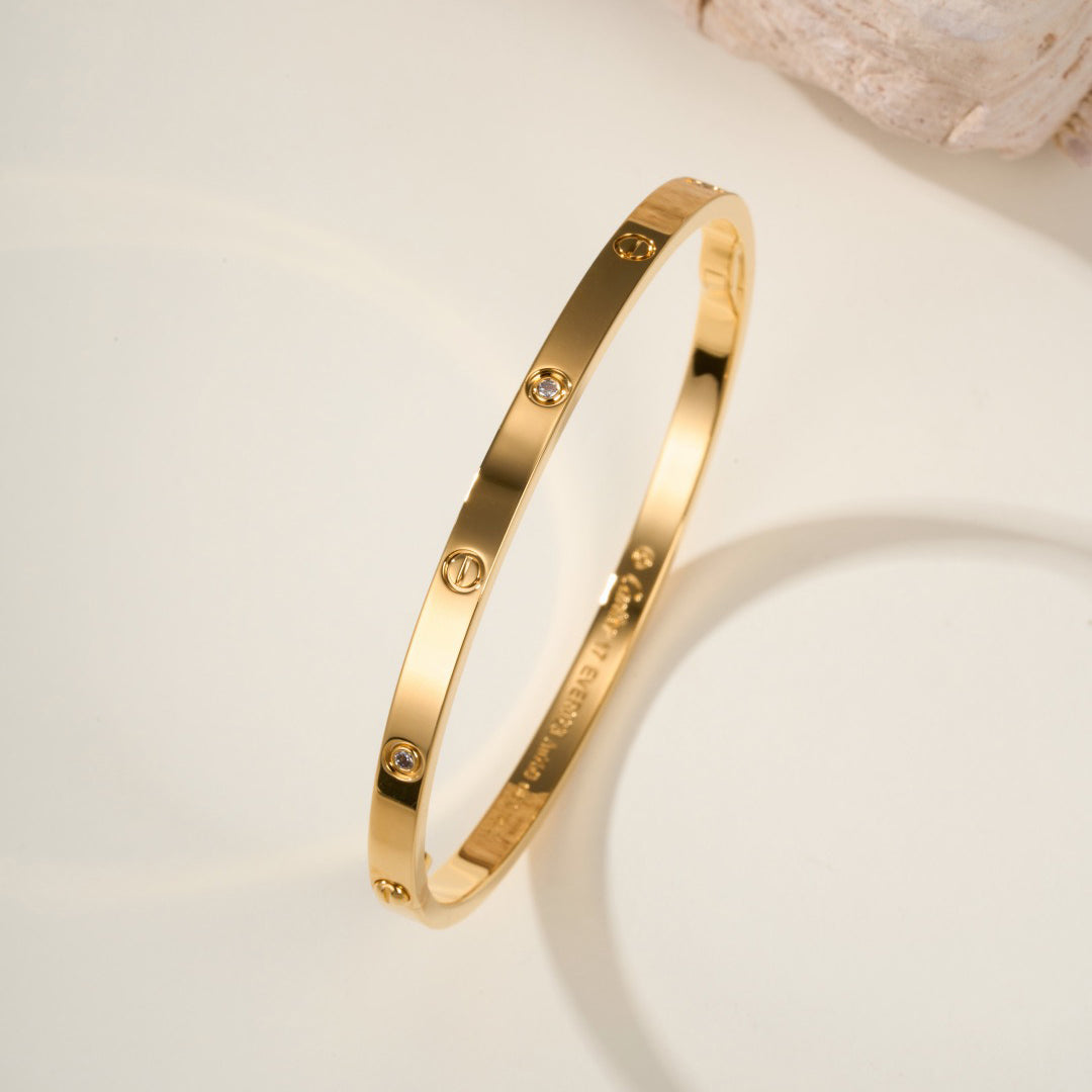 [Renovia Jewelry]LOVE BRACELET 3.65MM 6 DIAMONDS