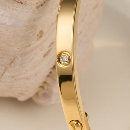 [Renovia Jewelry]LOVE BRACELET 3.65MM 6 DIAMONDS