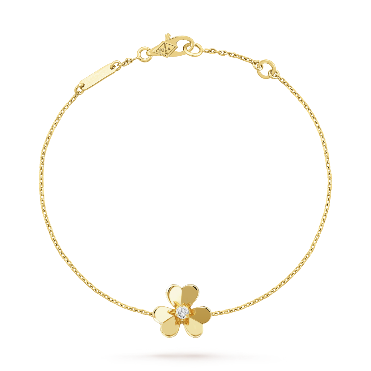 [Renovia Jewelry]FRIVOLE GOLD FLOWER PINK MALACHITE BRACELET